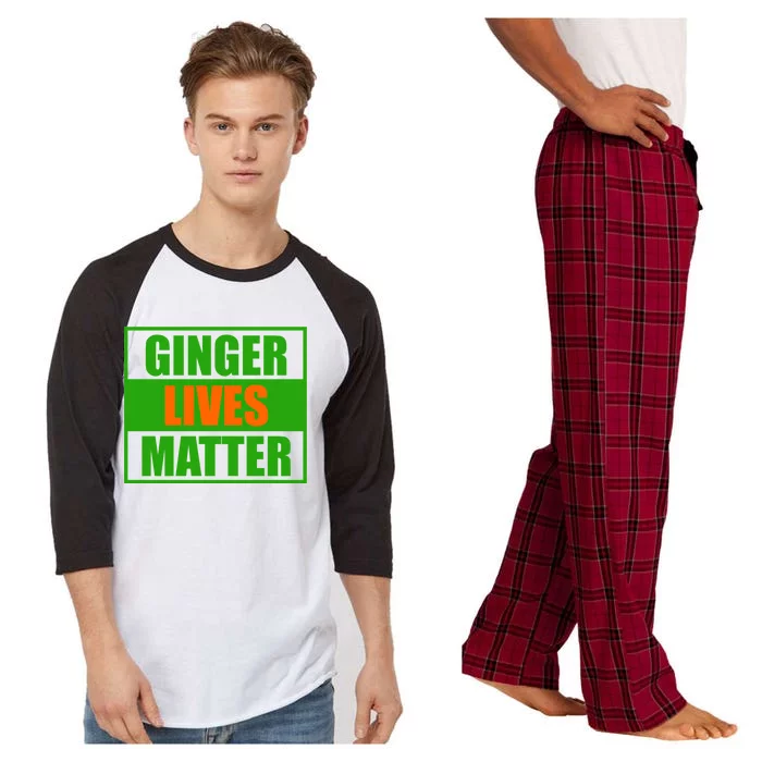 Ginger Lives Matter Raglan Sleeve Pajama Set