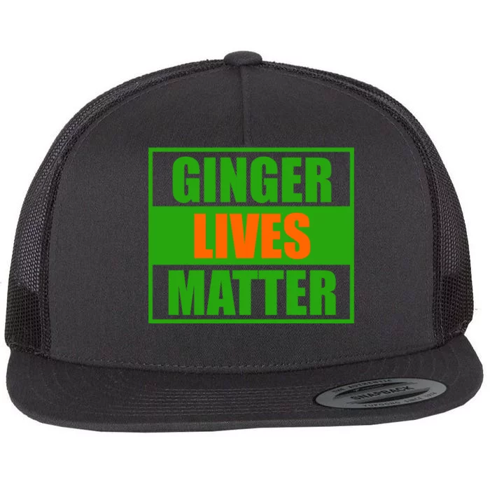 Ginger Lives Matter Flat Bill Trucker Hat