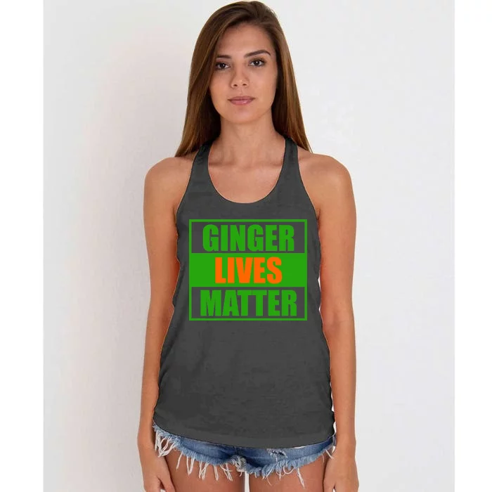 Ginger Lives Matter Women's Knotted Racerback Tank