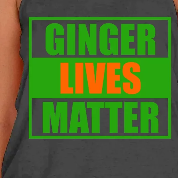 Ginger Lives Matter Women's Knotted Racerback Tank