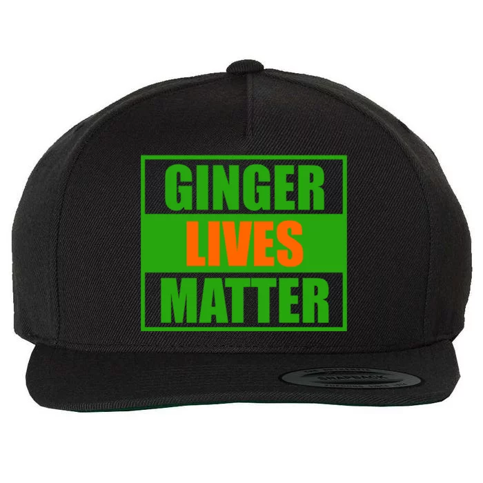 Ginger Lives Matter Wool Snapback Cap