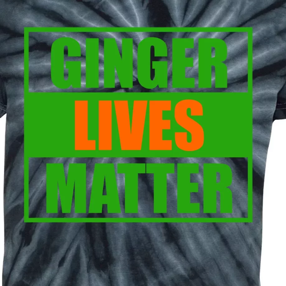 Ginger Lives Matter Kids Tie-Dye T-Shirt