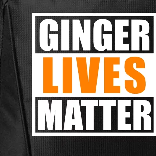 Ginger Lives Matter Funny Irish St Patrick's Day City Backpack