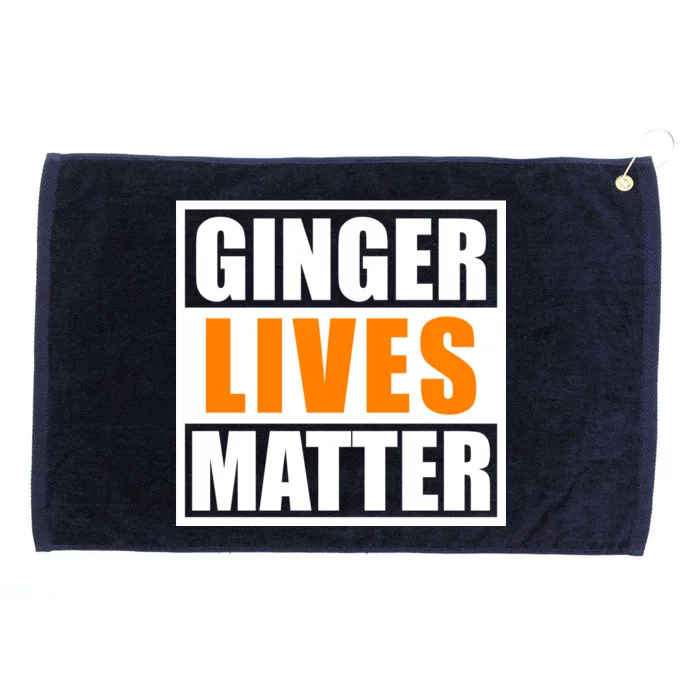 Ginger Lives Matter Funny Irish St Patrick's Day Grommeted Golf Towel