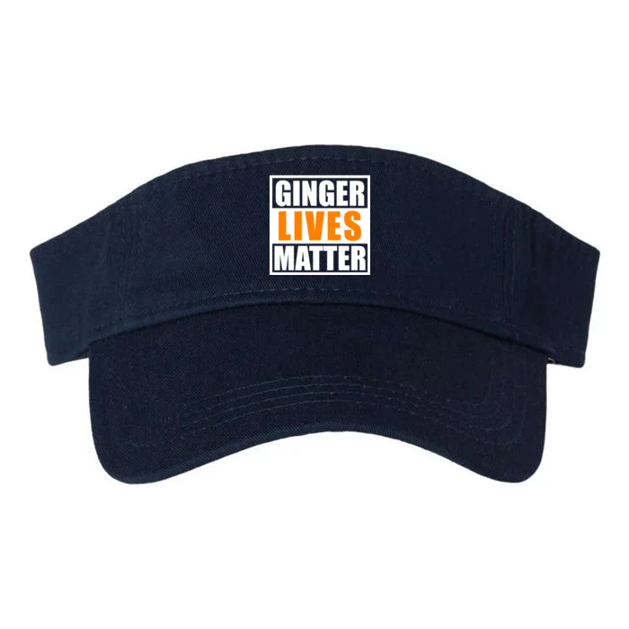 Ginger Lives Matter Funny Irish St Patrick's Day Valucap Bio-Washed Visor