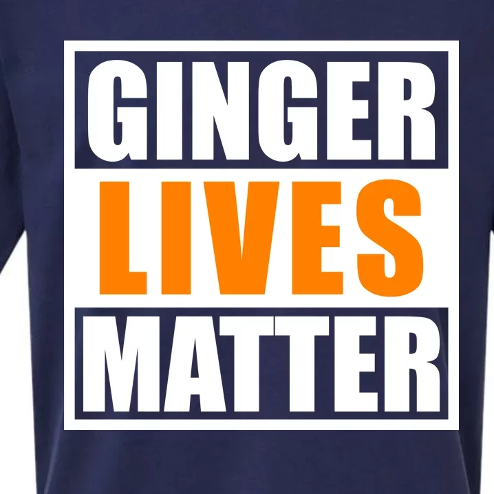 Ginger Lives Matter Funny Irish St Patrick's Day Sueded Cloud Jersey T-Shirt