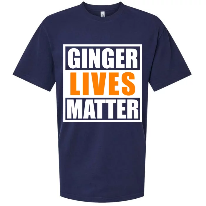 Ginger Lives Matter Funny Irish St Patrick's Day Sueded Cloud Jersey T-Shirt