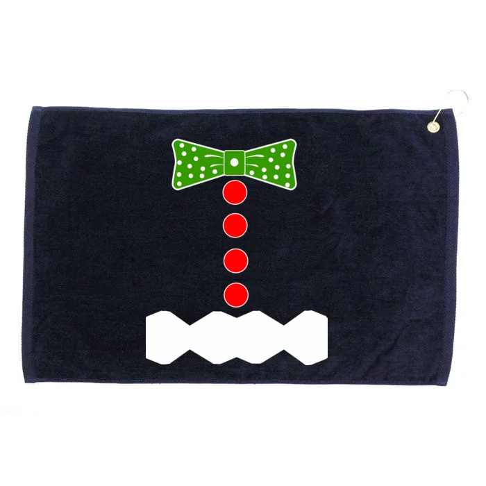 Gingerbread Christmas Costume Grommeted Golf Towel