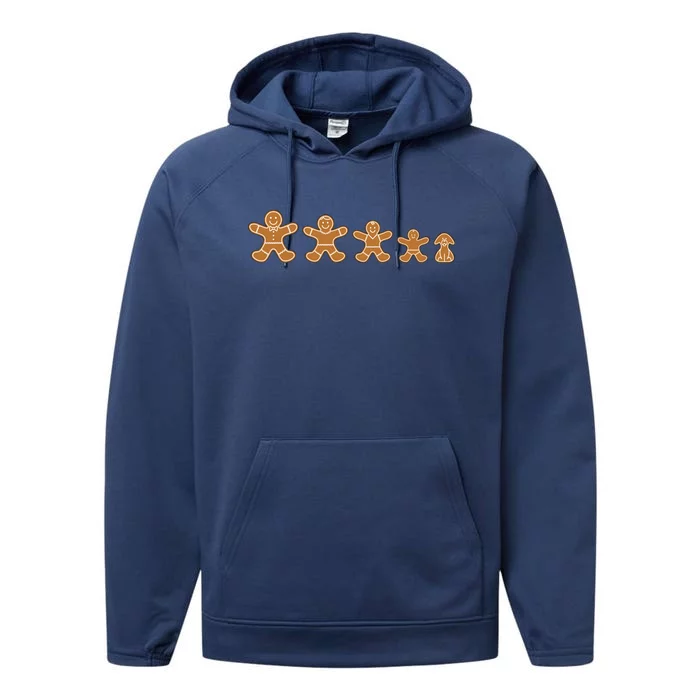 Gingerbread Man Evolution Performance Fleece Hoodie