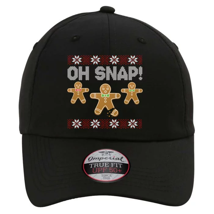 Gingerbread Oh Snap Ugly Christmas Sweater The Original Performance Cap