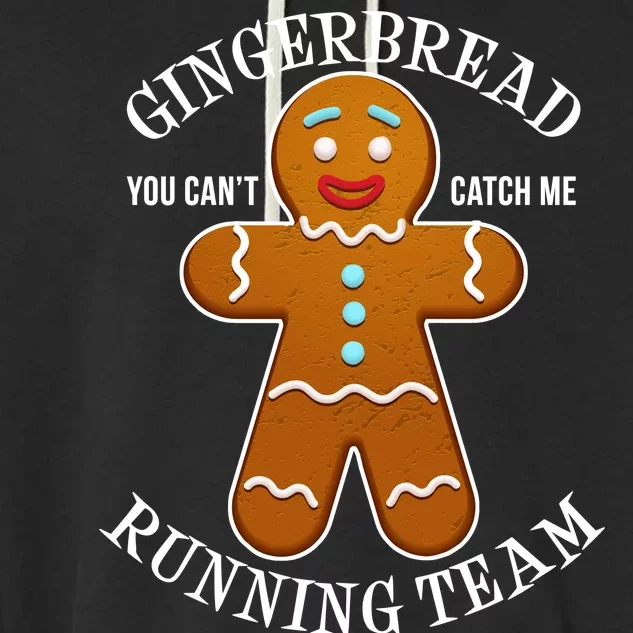 Gingerbread Running Team Garment-Dyed Fleece Hoodie