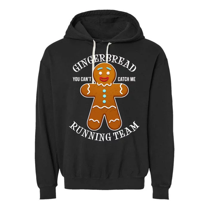 Gingerbread Running Team Garment-Dyed Fleece Hoodie