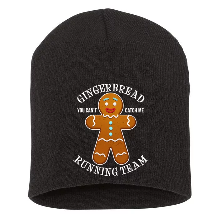 Gingerbread Running Team Short Acrylic Beanie