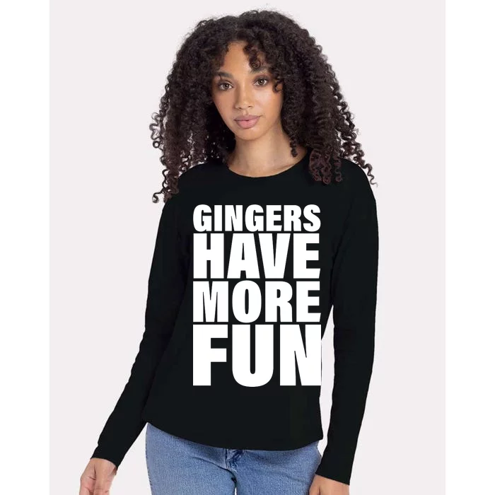 Gingers Have More Fun Womens Cotton Relaxed Long Sleeve T-Shirt