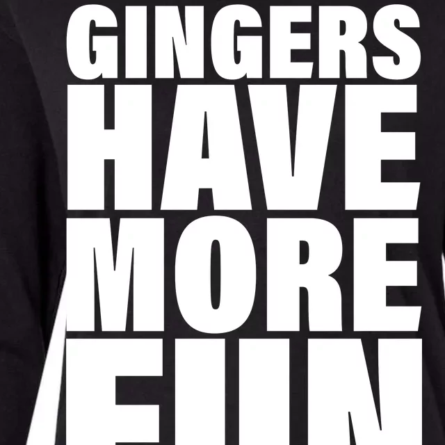 Gingers Have More Fun Womens Cotton Relaxed Long Sleeve T-Shirt