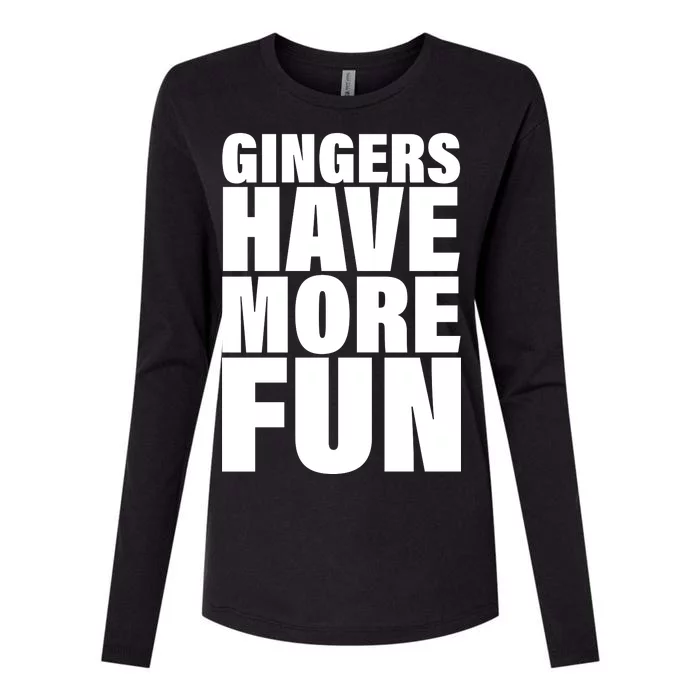 Gingers Have More Fun Womens Cotton Relaxed Long Sleeve T-Shirt