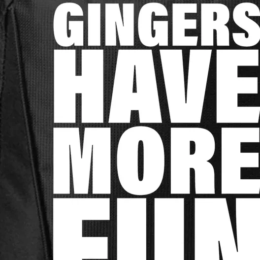 Gingers Have More Fun City Backpack