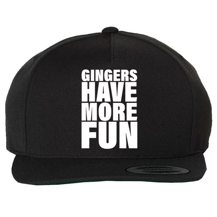 Gingers Have More Fun Wool Snapback Cap