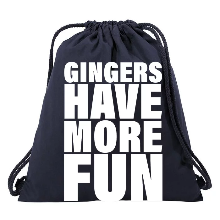 Gingers Have More Fun Drawstring Bag