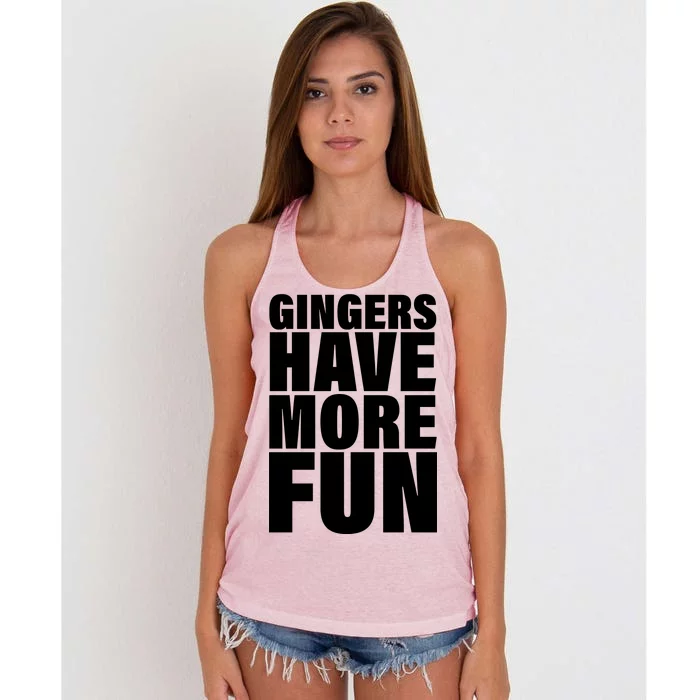 Gingers Have More Fun Women's Knotted Racerback Tank