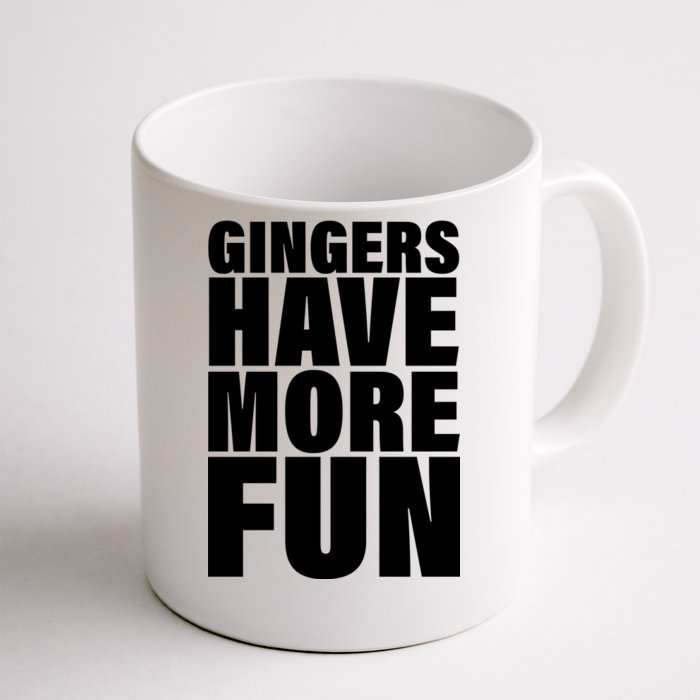 Gingers Have More Fun Front & Back Coffee Mug