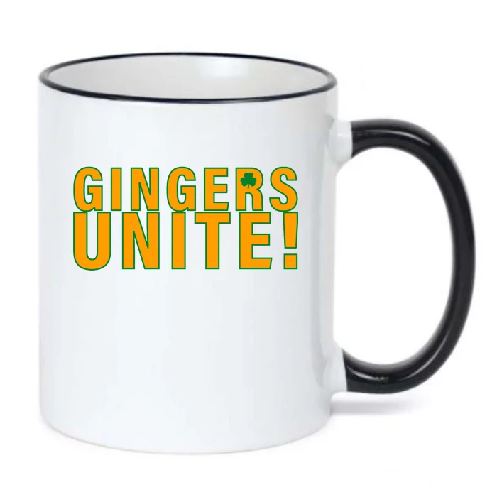 Gingers Unite St. Patrick's Day Irish Black Color Changing Mug