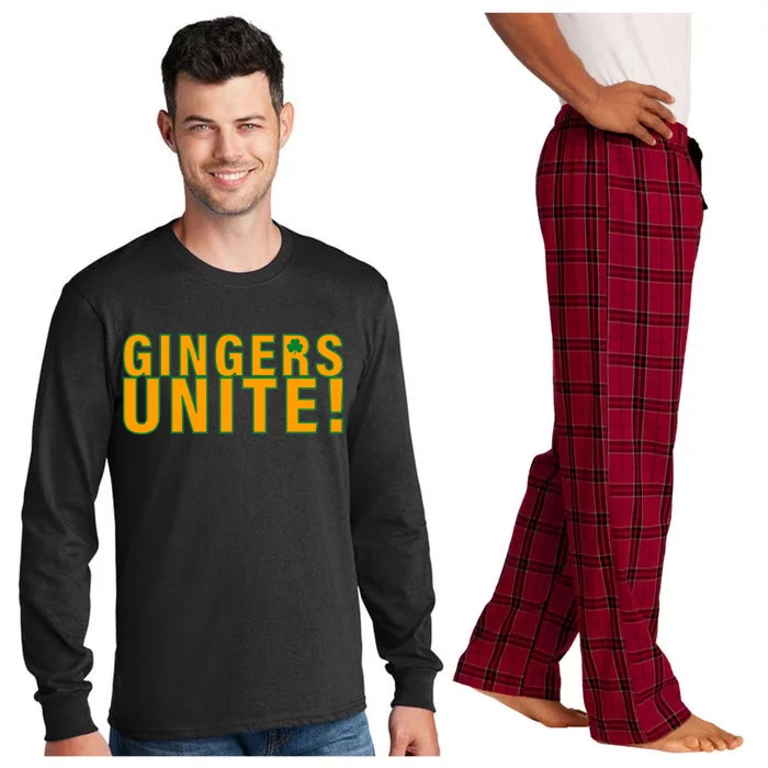 Gingers Unite St. Patrick's Day Irish Long Sleeve Pajama Set