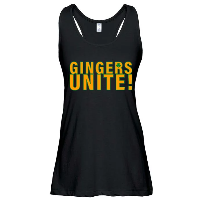 Gingers Unite St. Patrick's Day Irish Ladies Essential Flowy Tank