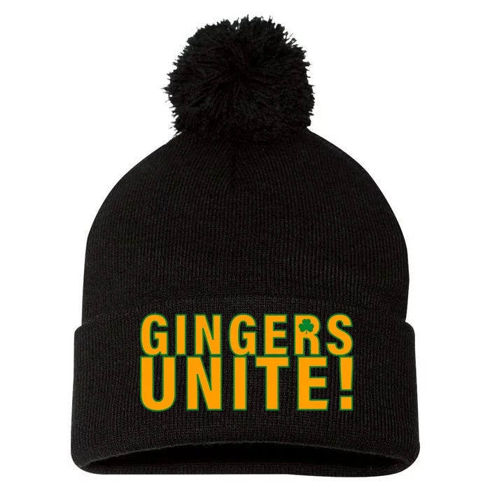 Gingers Unite St. Patrick's Day Irish Pom Pom 12in Knit Beanie