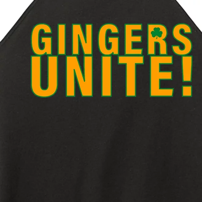 Gingers Unite St. Patrick's Day Irish Women’s Perfect Tri Rocker Tank