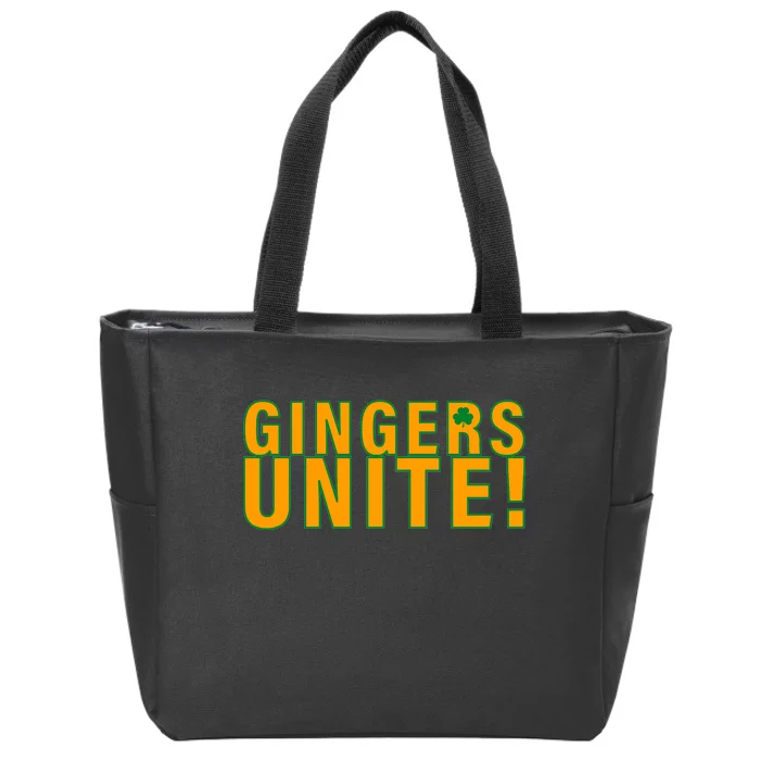 Gingers Unite St. Patrick's Day Irish Zip Tote Bag