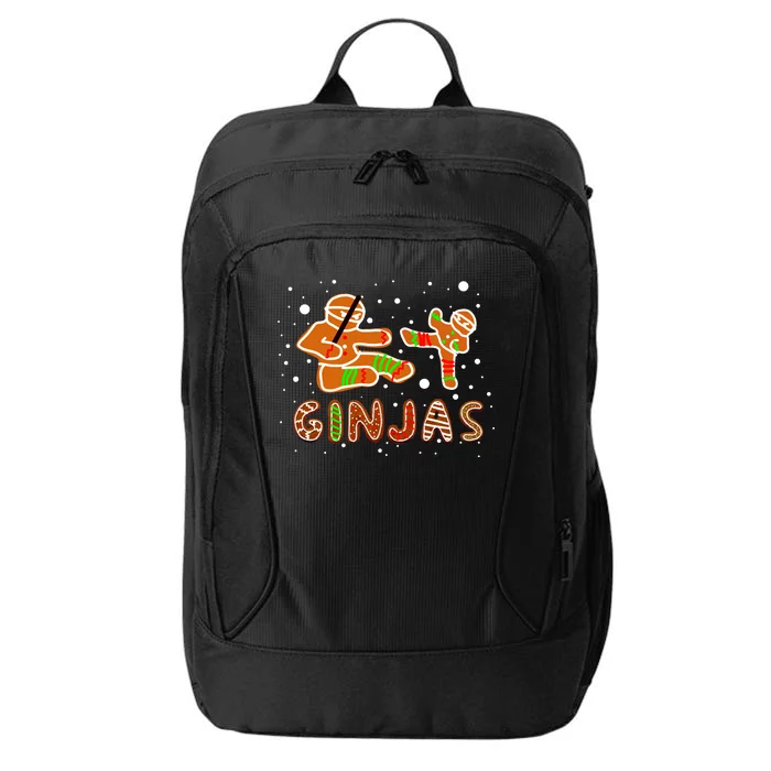 Ginjas Funny Gingerbread Christmas City Backpack