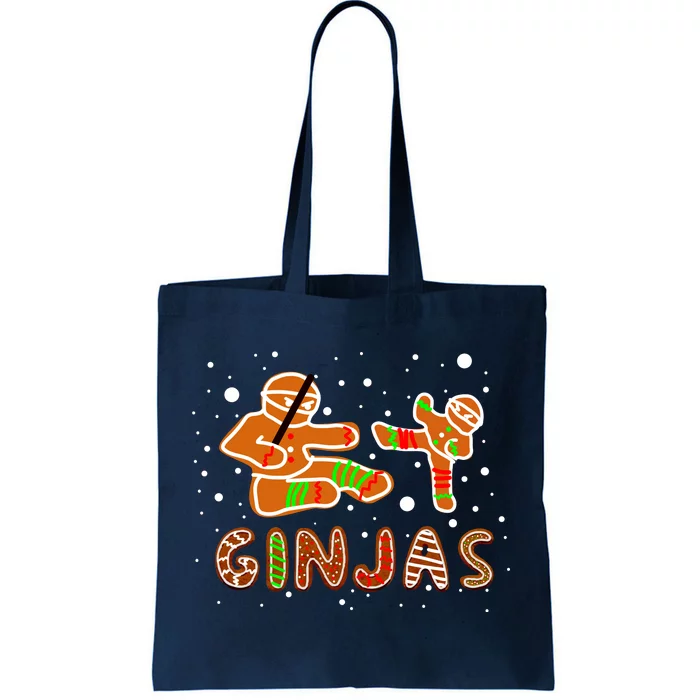 Ginjas Funny Gingerbread Christmas Tote Bag