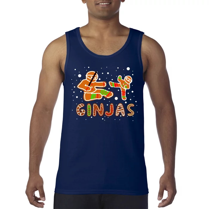 Ginjas Funny Gingerbread Christmas Tank Top