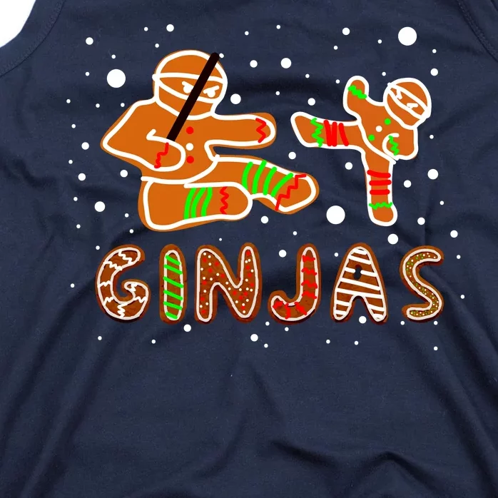 Ginjas Funny Gingerbread Christmas Tank Top