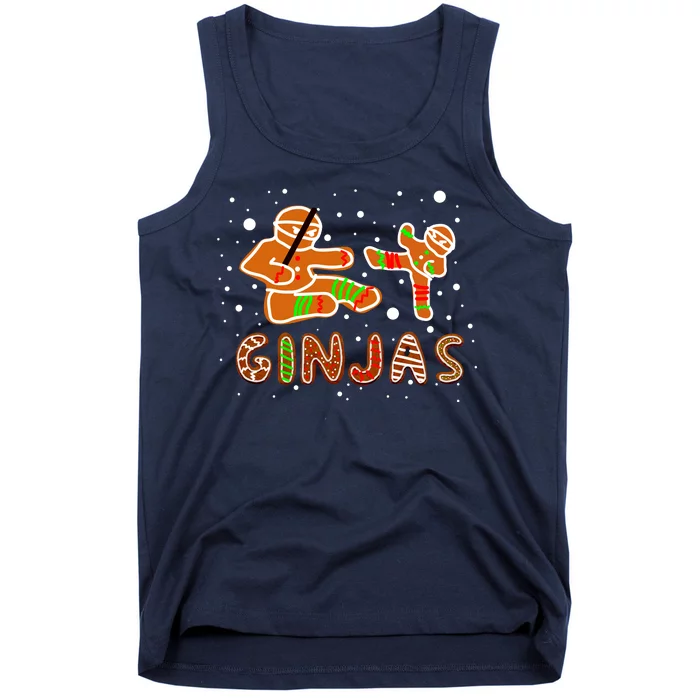 Ginjas Funny Gingerbread Christmas Tank Top