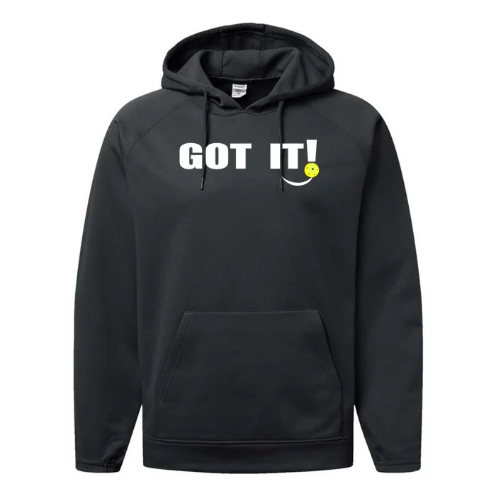 Got It Oops Yours Funny Pickleball Lovers (Front And Back) Front & Back Performance Fleece Hoodie