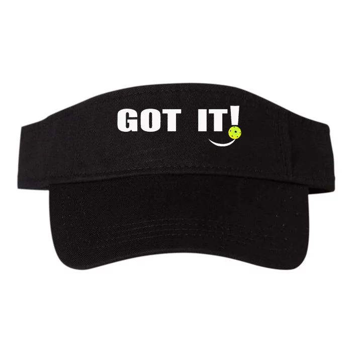 Got It Oops Yours Funny Pickleball Lovers Valucap Bio-Washed Visor