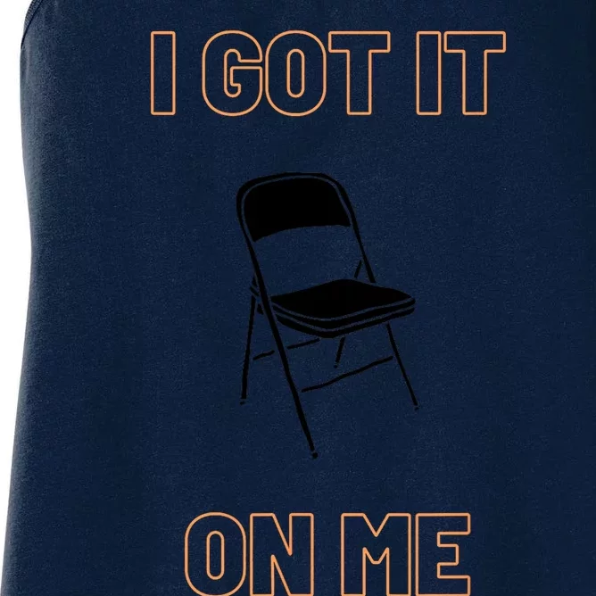 Got It On Me Folding Chair Women's Racerback Tank