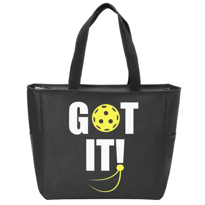 GOT IT! Wo Pickleball Zip Tote Bag