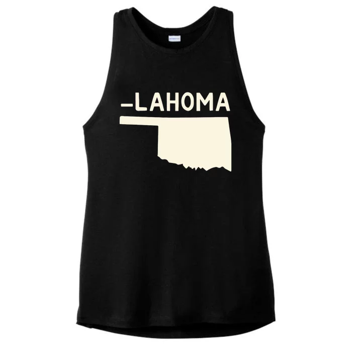 Gotfunny IM Oklahoma Ladies Tri-Blend Wicking Tank