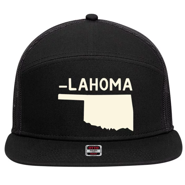 Gotfunny IM Oklahoma 7 Panel Mesh Trucker Snapback Hat