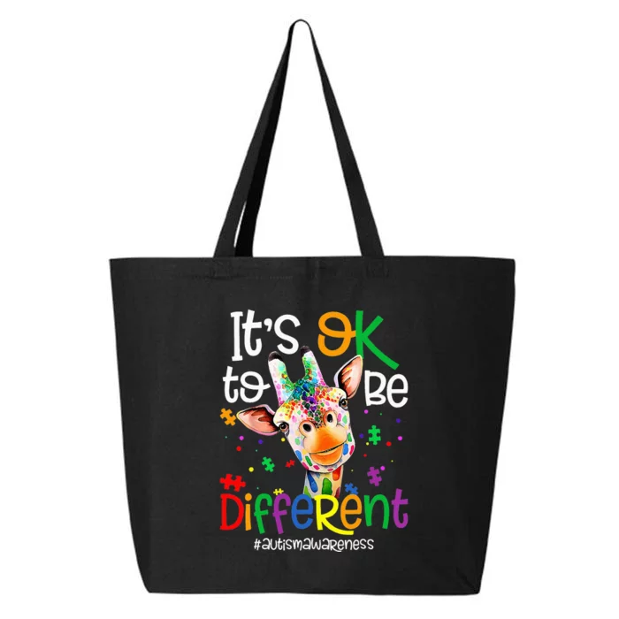 giraffe its okay to be different ASD Awareness 25L Jumbo Tote