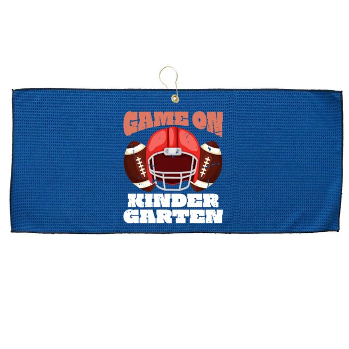 Game It On Kindergarten Football Back To School Student Meaningful Gift Large Microfiber Waffle Golf Towel