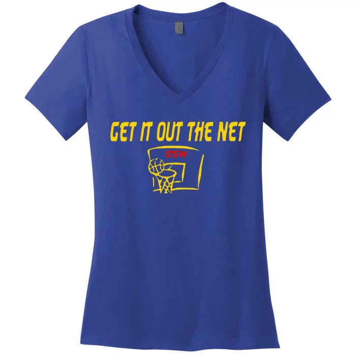 Get It Out The Net Ssn Jayo Women's V-Neck T-Shirt