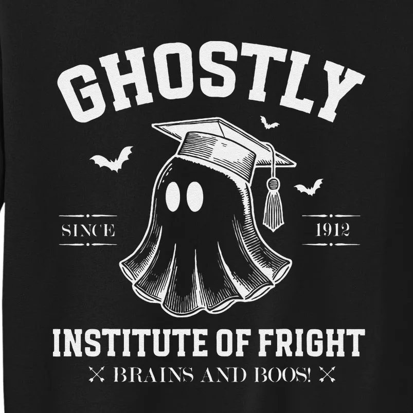 Ghostly Institute Of Fright Brains And Boos Halloween Sweatshirt