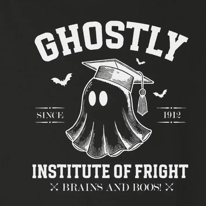 Ghostly Institute Of Fright Brains And Boos Halloween Toddler Long Sleeve Shirt