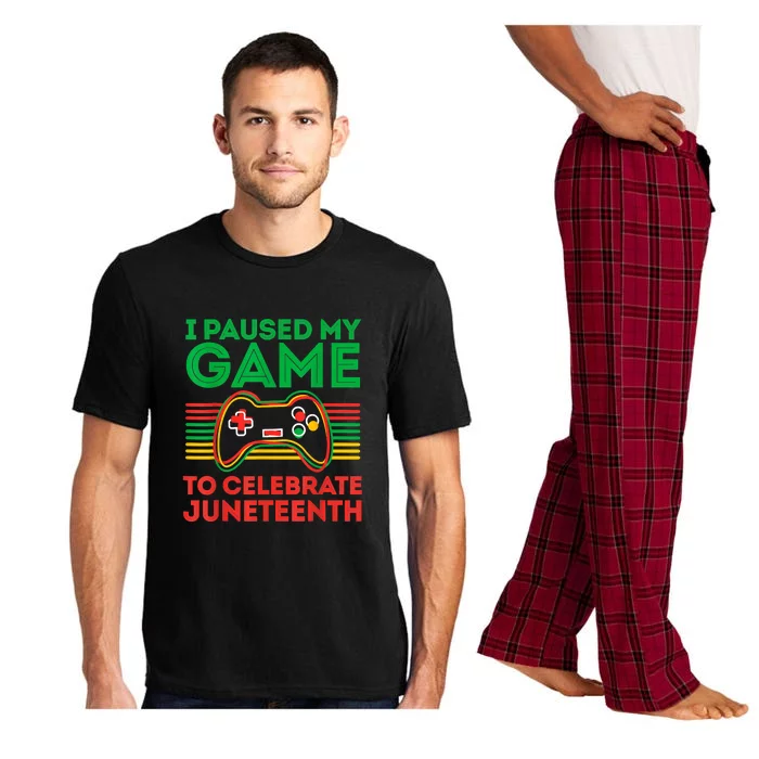 Gamer I Paused My Game To Celebrate Juneteeth Gift African Pride Pajama Set