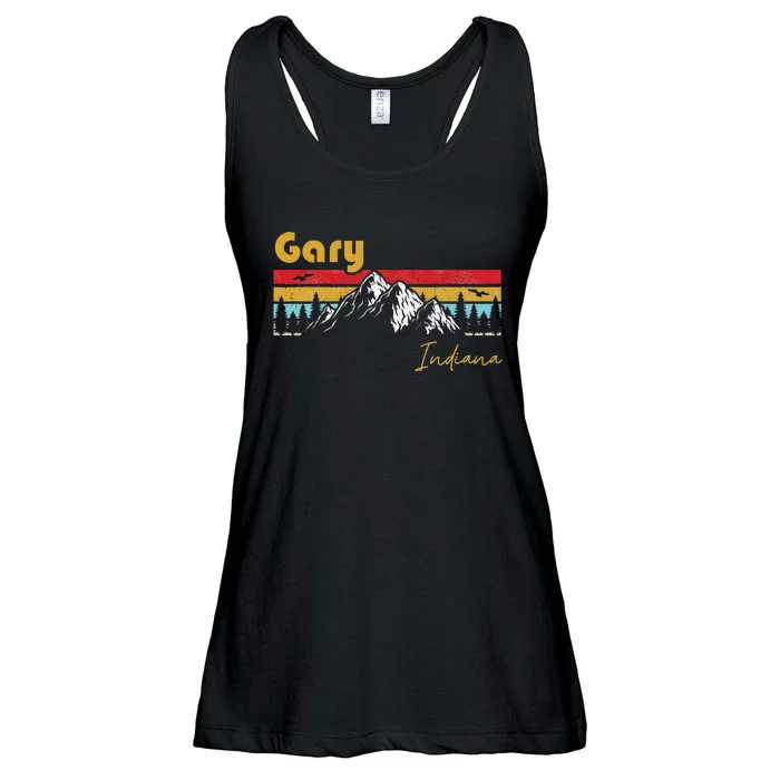 Gary Indiana Roots Hometown Vintage Home State Pride Ladies Essential Flowy Tank