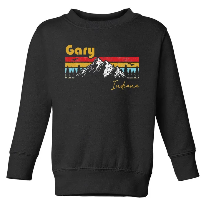 Gary Indiana Roots Hometown Vintage Home State Pride Toddler Sweatshirt